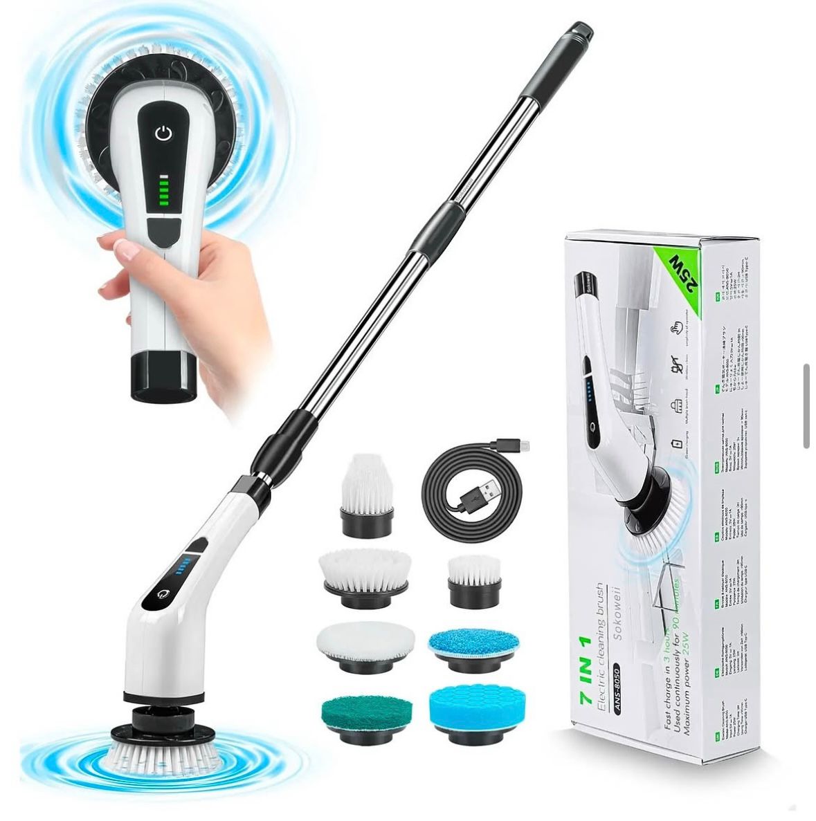 Brosse Rotative 9-en-1